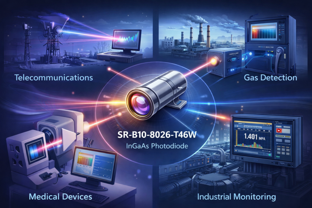 SR B10 8026 T46W InGaAs Photodiode Applications Sartec Photoelectronics