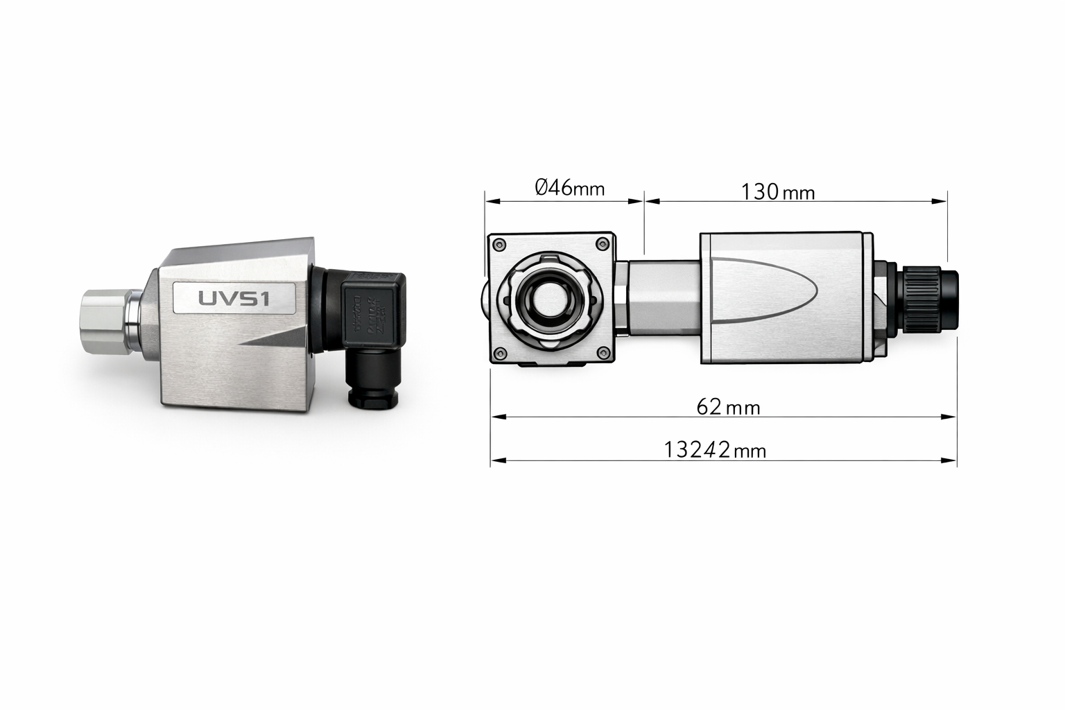 UV S1 UV flame detector for industrial burner monitoring and combustion safety systems